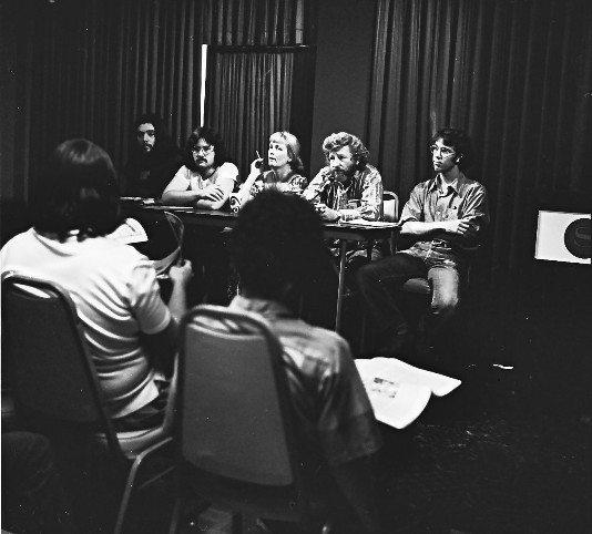 Scott Shaw!, Ken Krueger, and John Pound on 1973 Comic-Con Panel