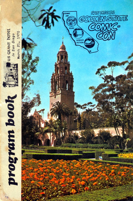 March 1970 Program Book Cover for San Diego's Golden State Comic-Minicon